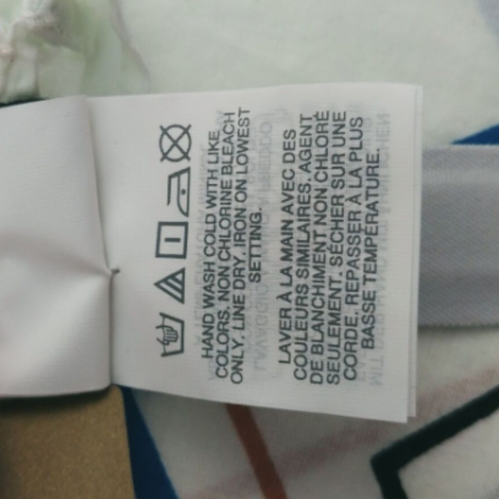 NWT J.Crew White Zig Zac Tassel Scarf - Picture 2 of 4